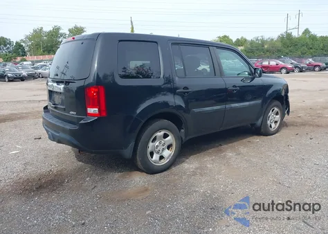 2013 Honda Pilot Lx z USA, uszkodzony, nr VIN 5FNYF4H24DB064371